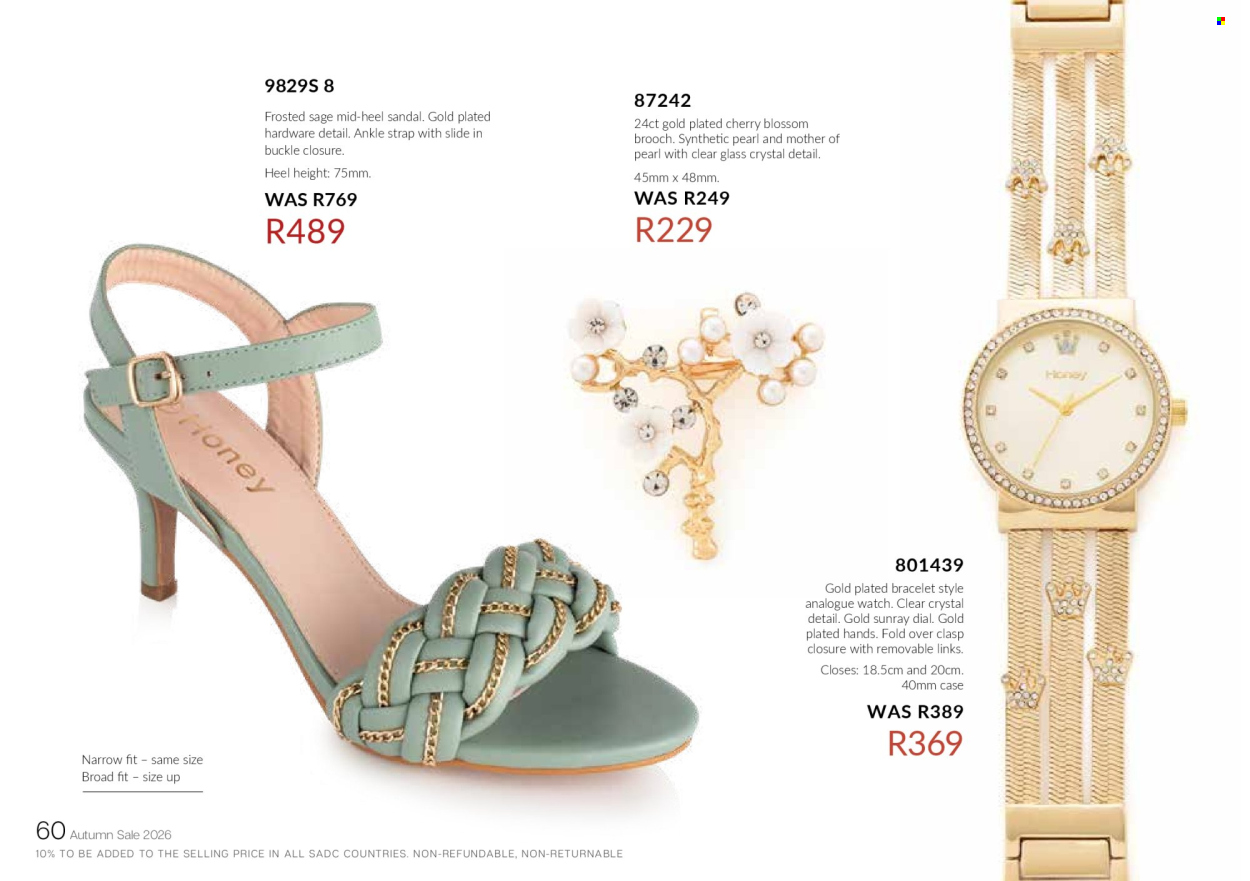 Honey specials. Page 62