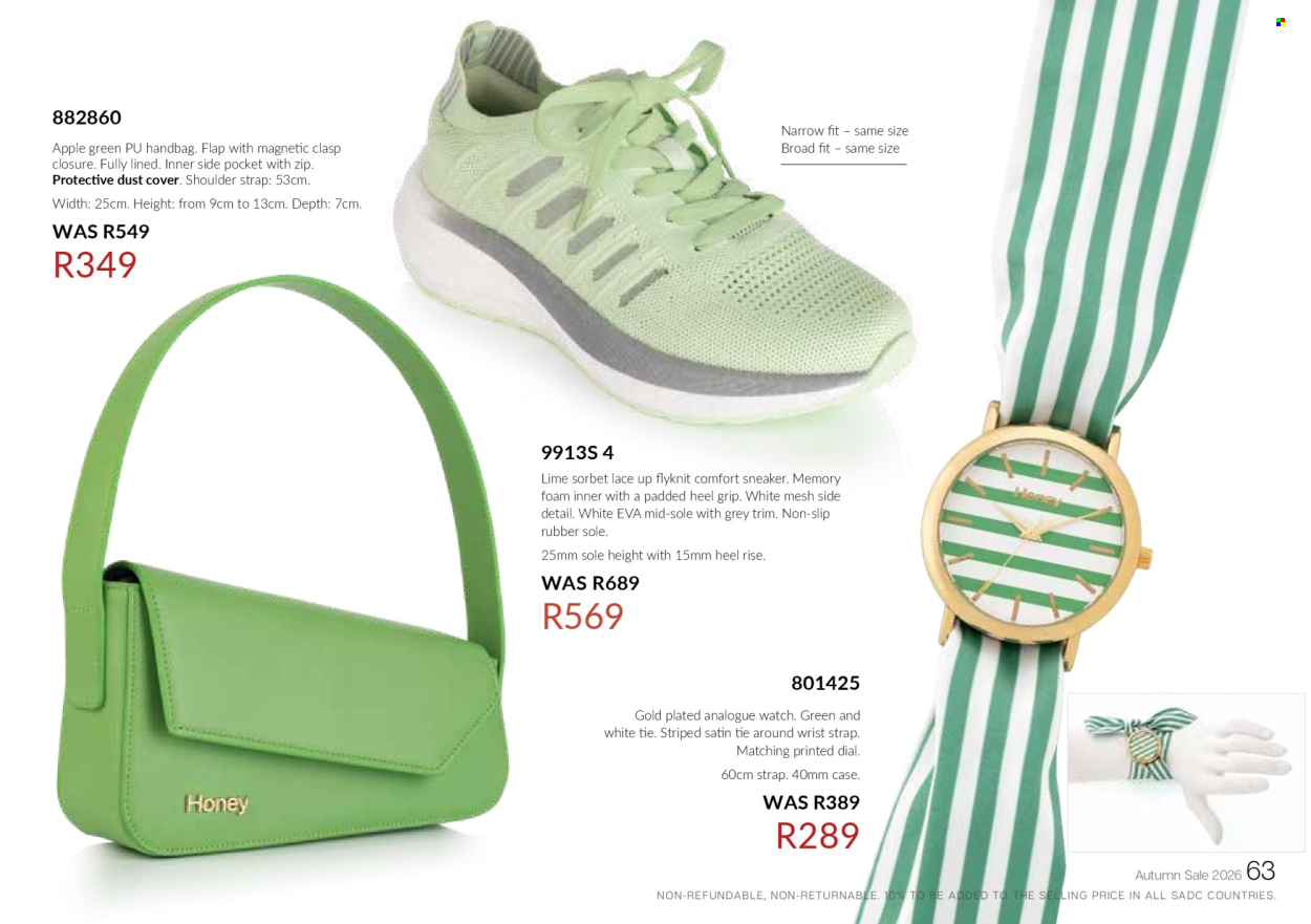 Honey specials. Page 65