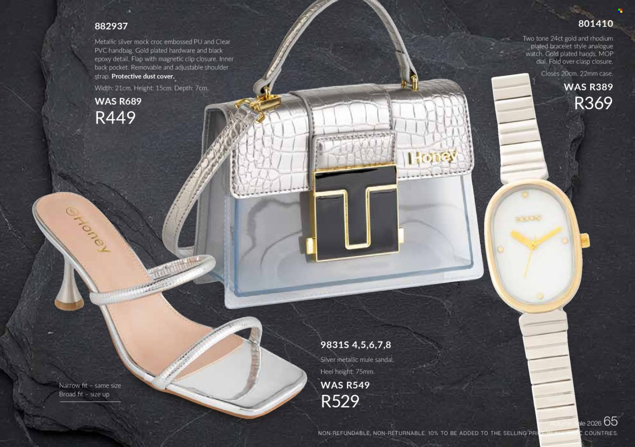 Honey specials. Page 67