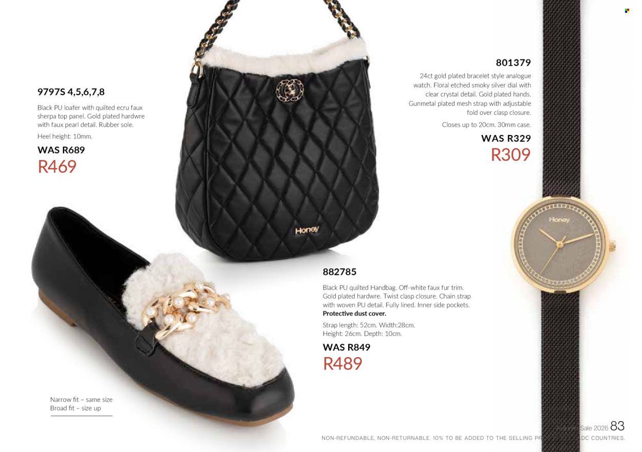 Honey specials. Page 85