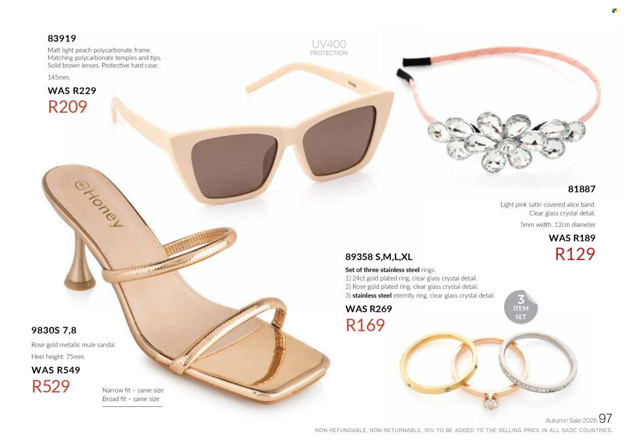 Honey specials. Page 99