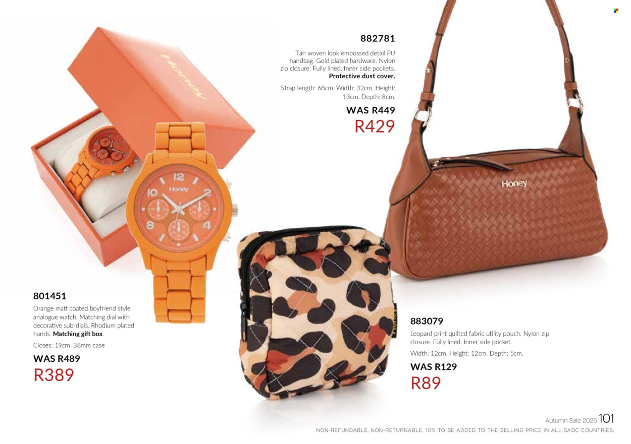 Honey specials. Page 103