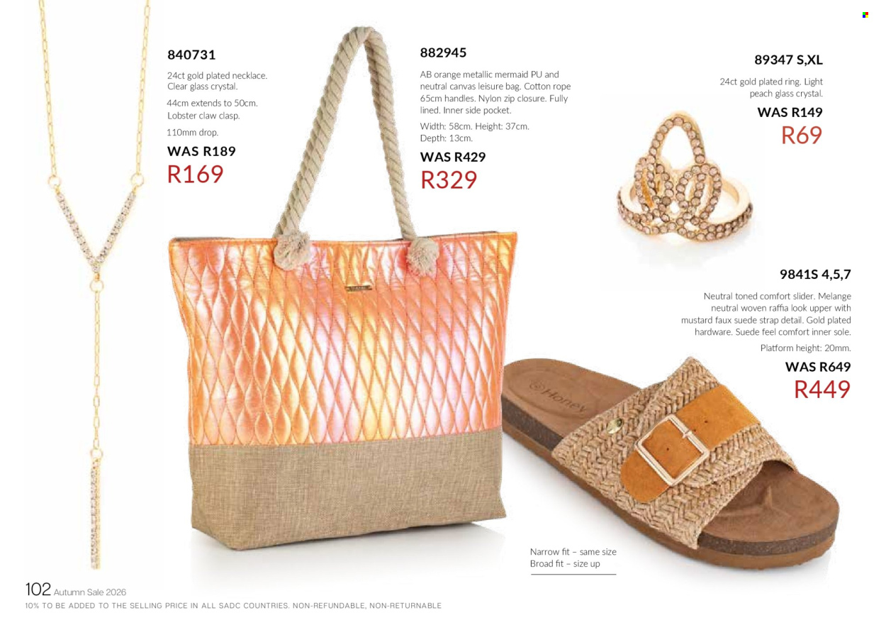 Honey specials. Page 104