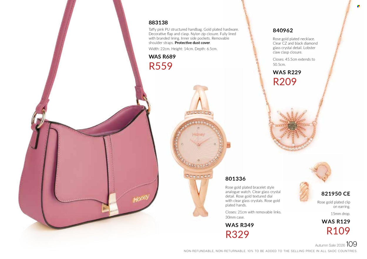 Honey specials. Page 111