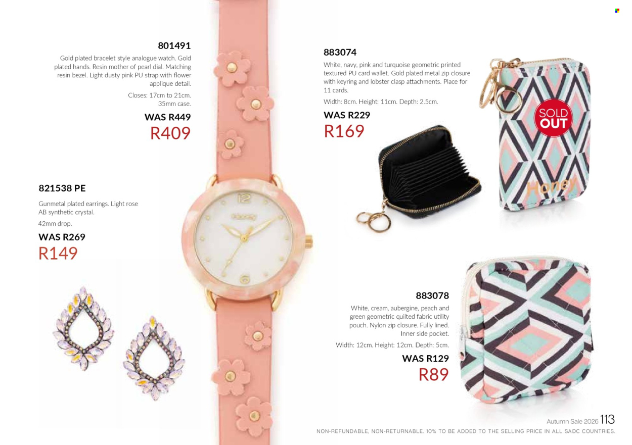 Honey specials. Page 115