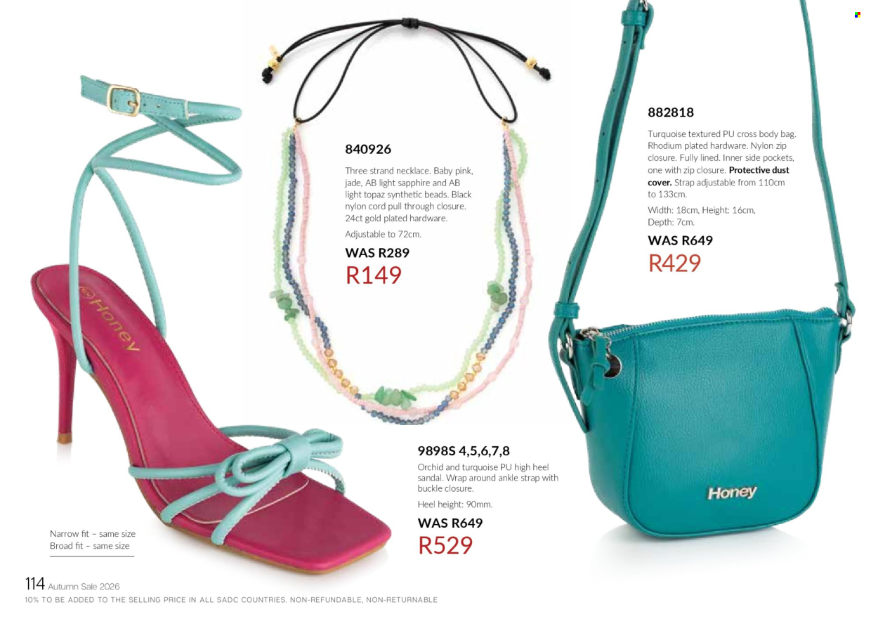 Honey specials. Page 116