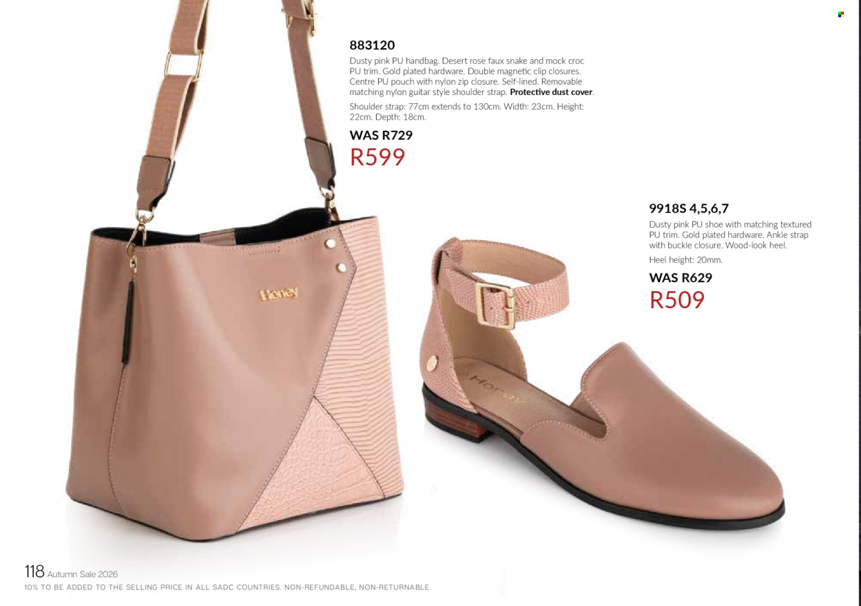 Honey specials. Page 120