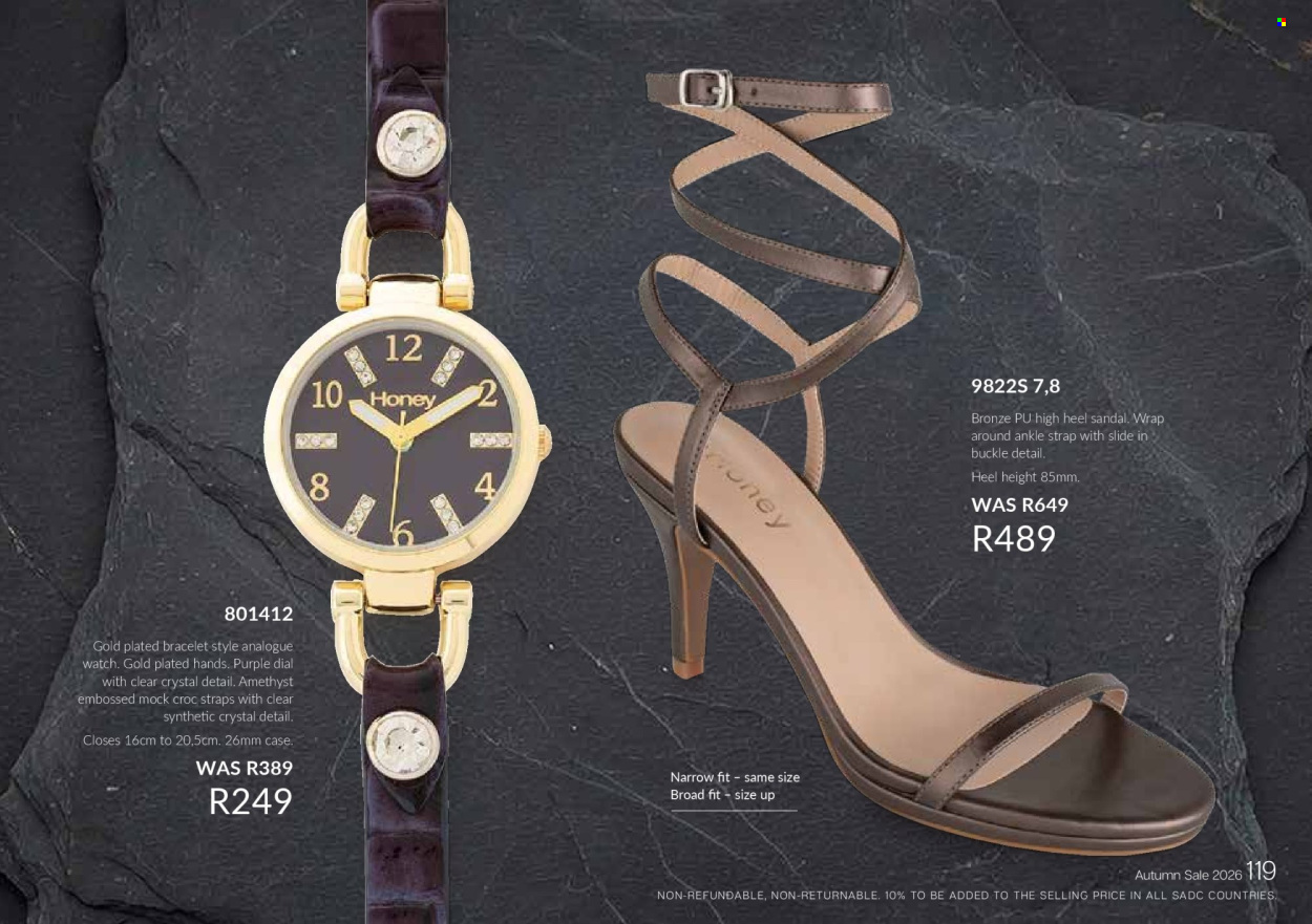 Honey specials. Page 121