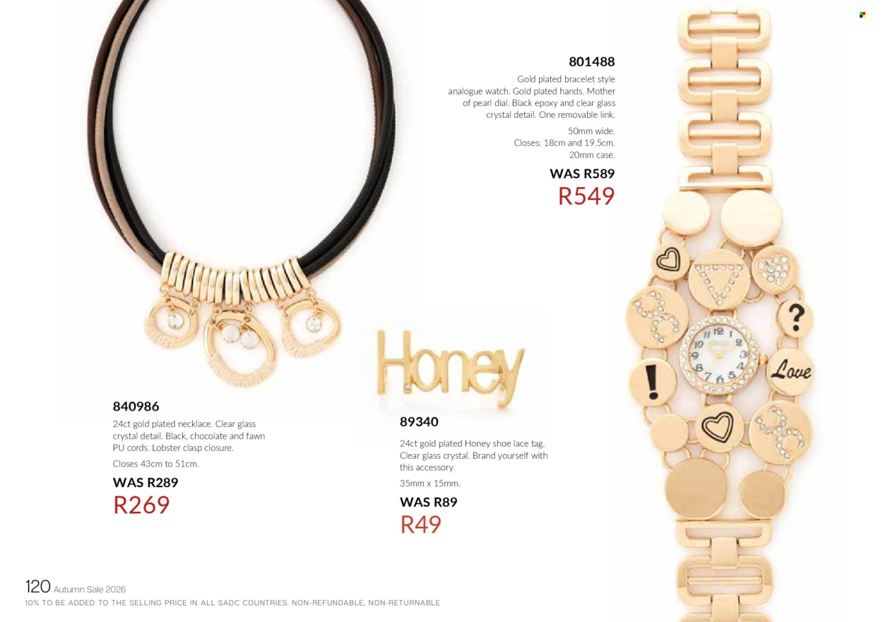 Honey specials. Page 122