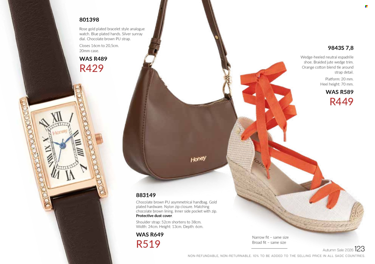 Honey specials. Page 125