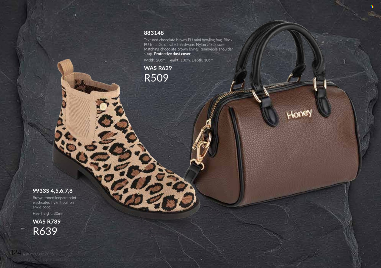 Honey specials. Page 126