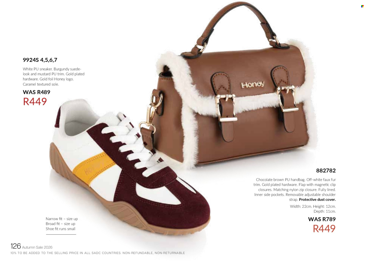 Honey specials. Page 128