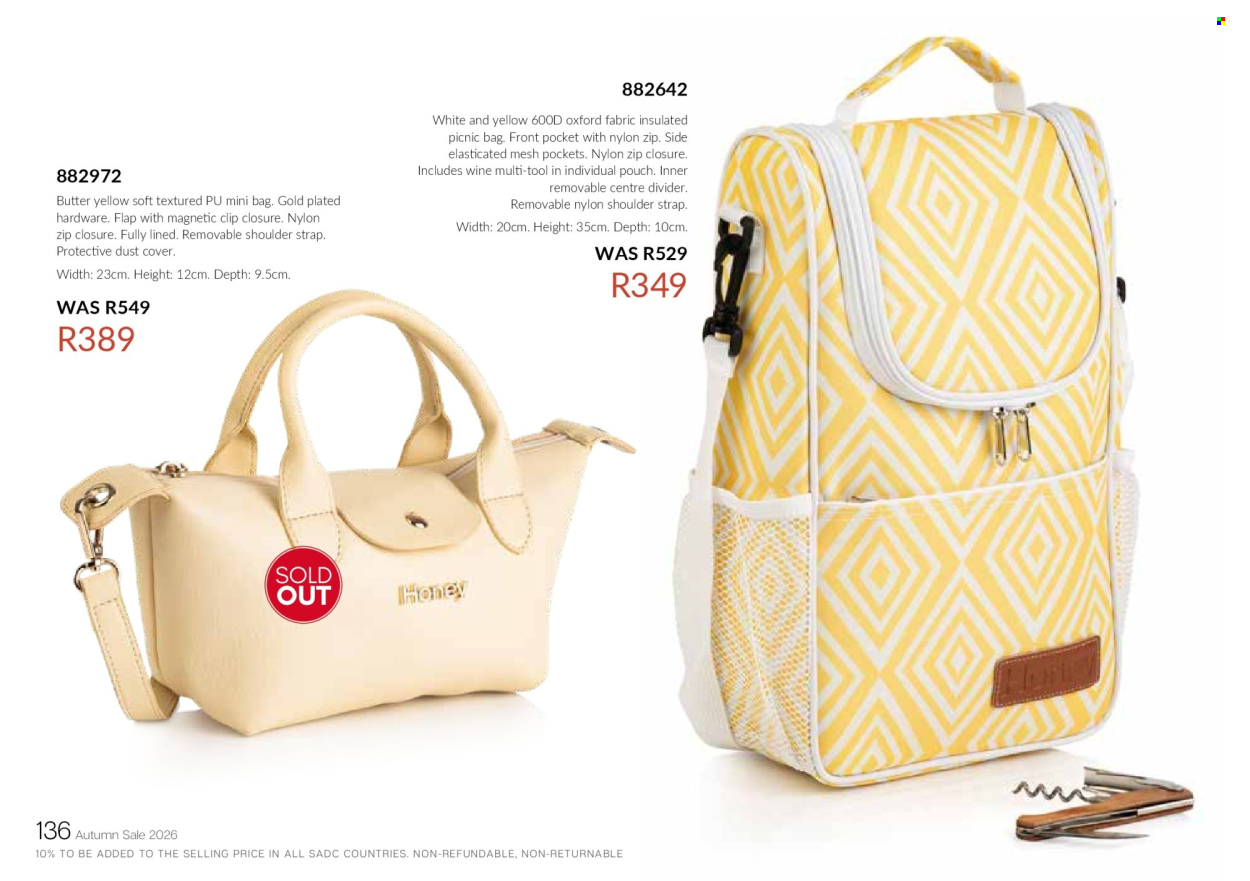 Honey specials. Page 138