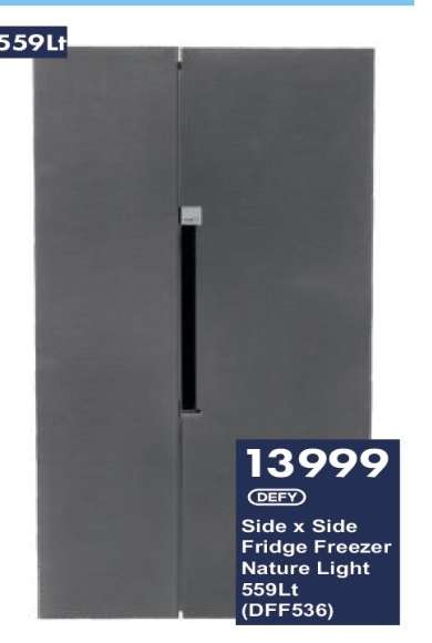 Side x Side Fridge Freezer Nature Light 559Lt (DFF536)