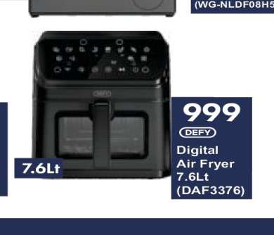Digital Air Fryer 7.6Lt (DAF3376)