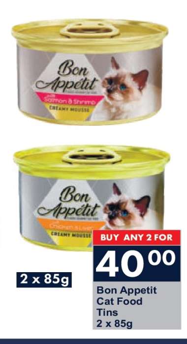 Bon Appetit Cat Food Tins
