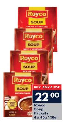 Royco Soup Packets