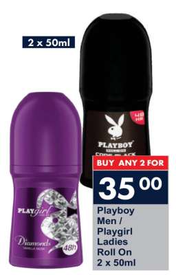 Playboy Men / Playgirl Ladies Roll On