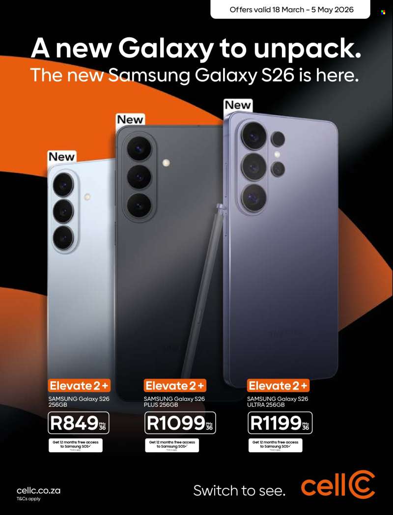 Cell C catalogue  - 18/03/2026 - 05/05/2026.
