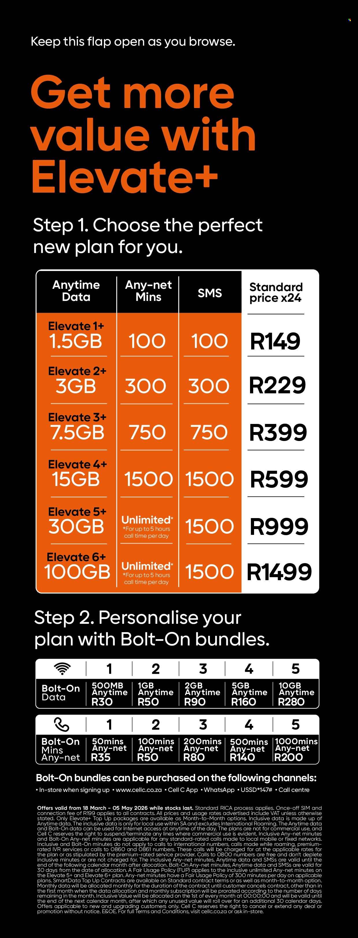 Cell C specials - 18/03/2026 - 05/05/2026. Page 3