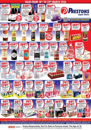 thumbnail - Prestons Liquor Stores catalogue