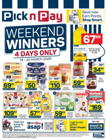 Pick n Pay catalogue  - 19/03/2026 - 22/03/2026.