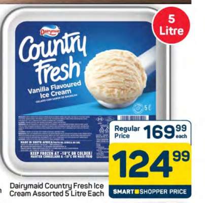 Dairymaid Country Fresh Ice Cream