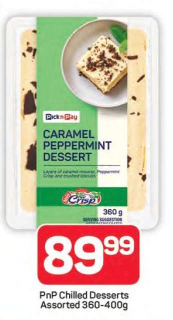 PnP Chilled Desserts