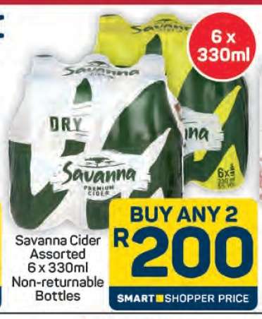 Savanna Cider Assorted 6 x 330ml