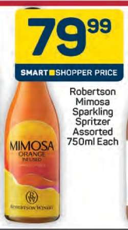 Robertson Mimosa Sparkling Spritzer