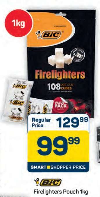 BIC Firelighters Pouch 1kg