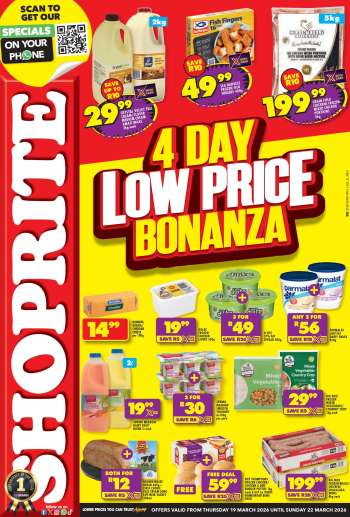 Shoprite catalogue  - 19/03/2026 - 22/03/2026.