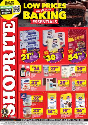 Shoprite catalogue  - 19/03/2026 - 12/04/2026.