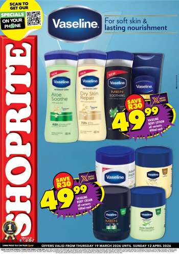 Shoprite catalogue  - 19/03/2026 - 12/04/2026.
