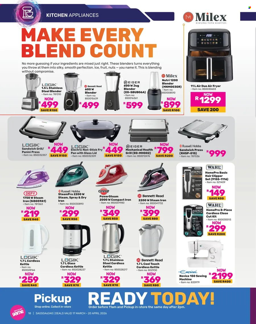 Game specials - 17/03/2026 - 20/04/2026. Page 18