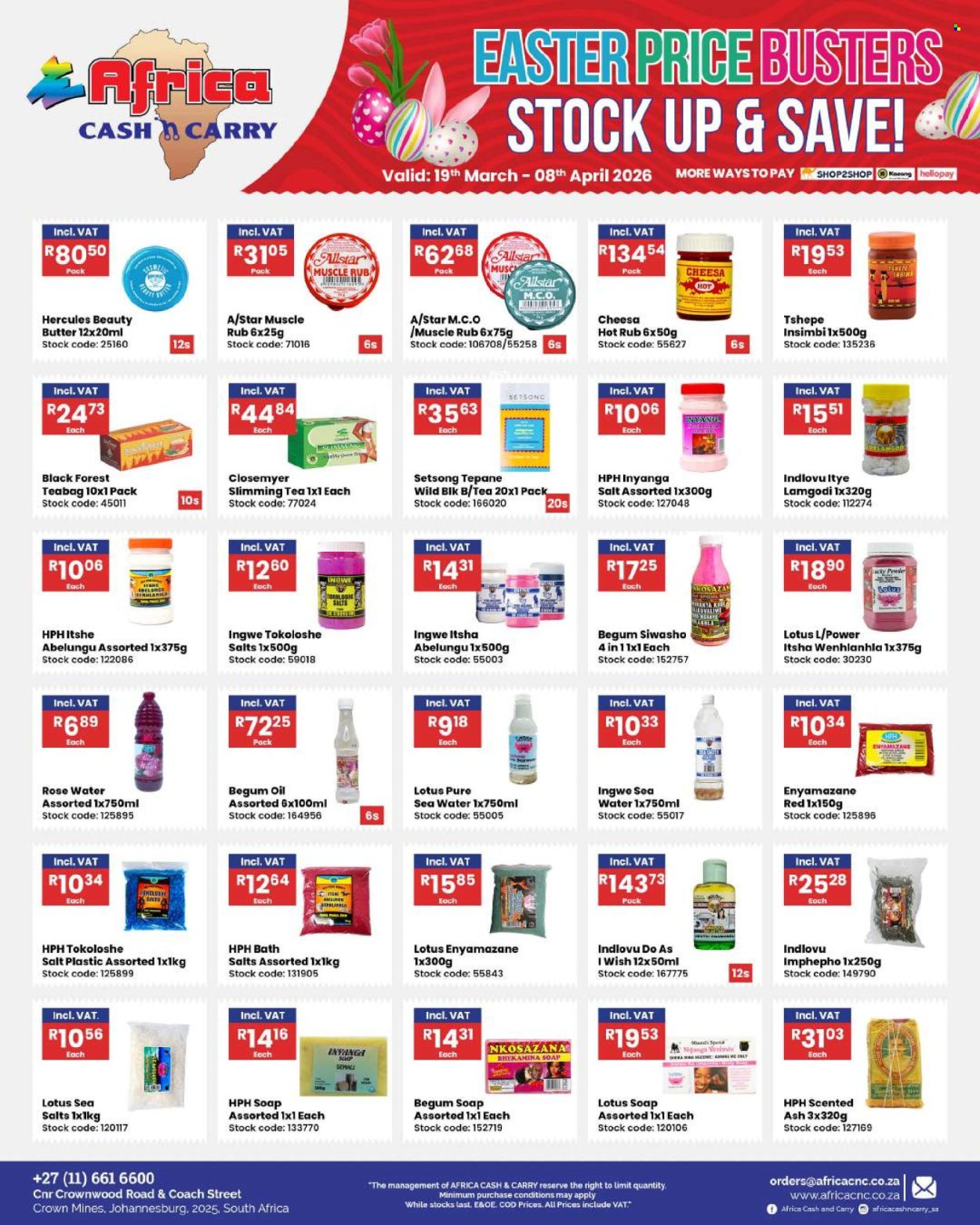 Africa Cash & Carry specials - 19/03/2026 - 08/04/2026. Page 14