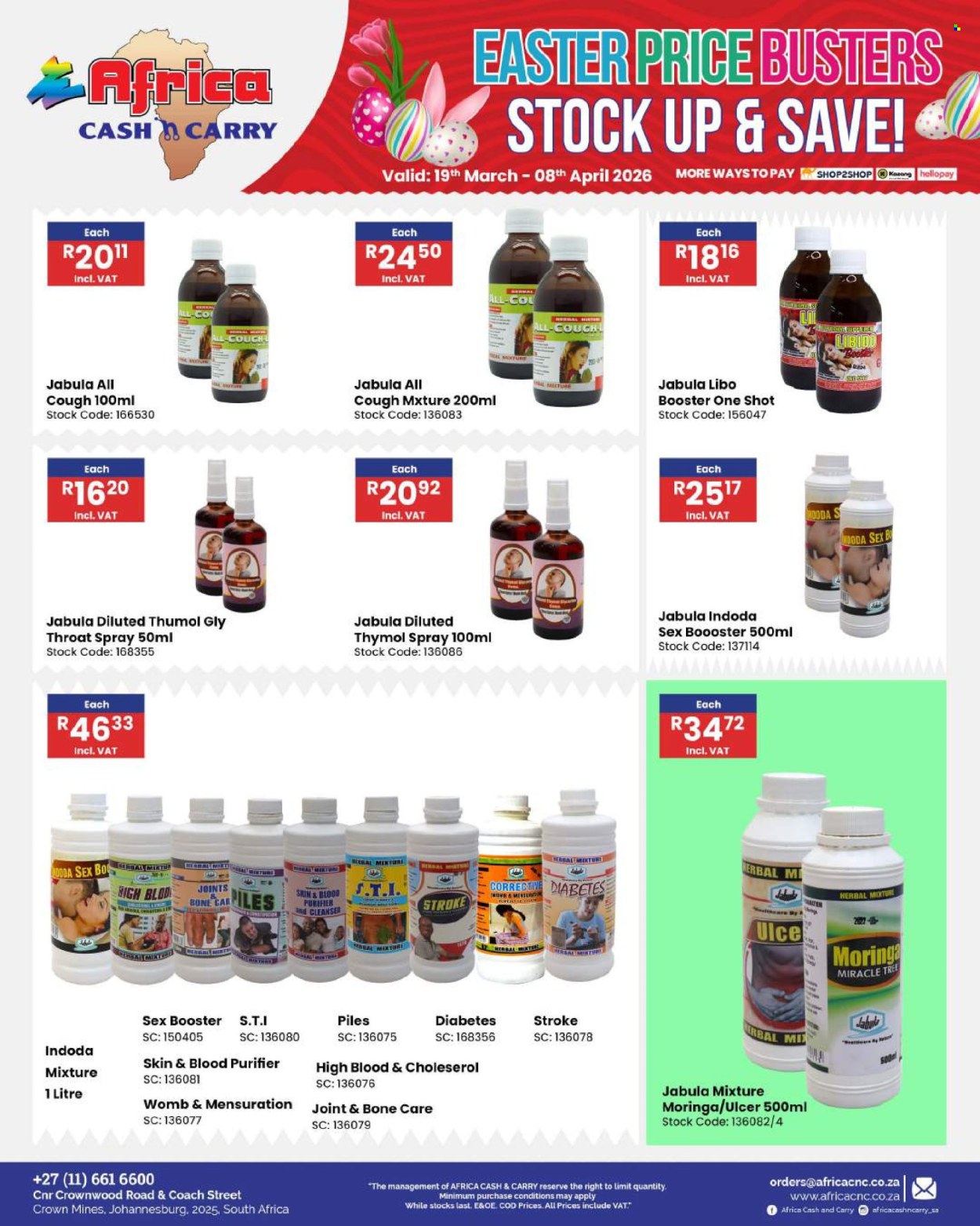Africa Cash & Carry specials - 19/03/2026 - 08/04/2026. Page 40