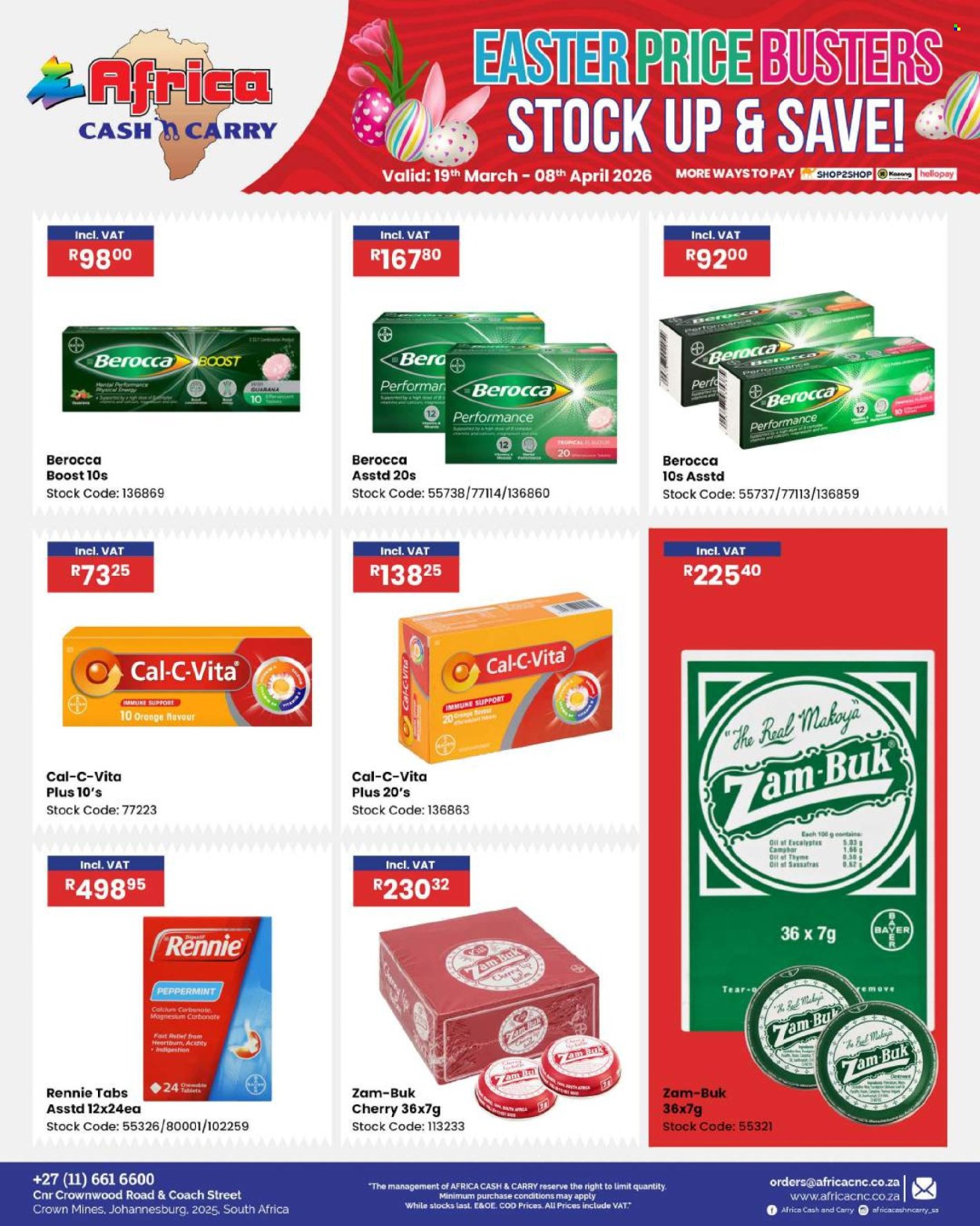 Africa Cash & Carry specials - 19/03/2026 - 08/04/2026. Page 52