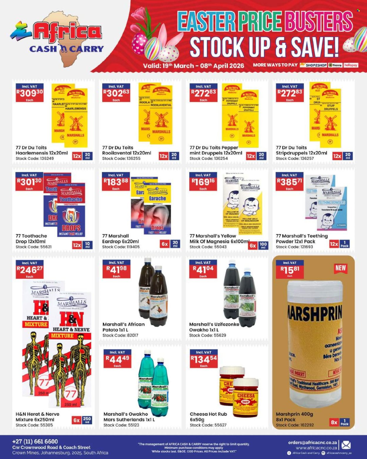 Africa Cash & Carry specials - 19/03/2026 - 08/04/2026. Page 56