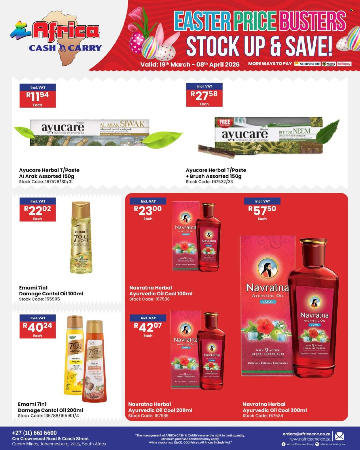 Africa Cash & Carry specials - 19/03/2026 - 08/04/2026. Page 68