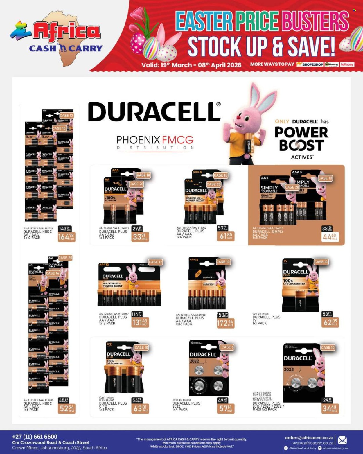Africa Cash & Carry specials - 19/03/2026 - 08/04/2026. Page 70
