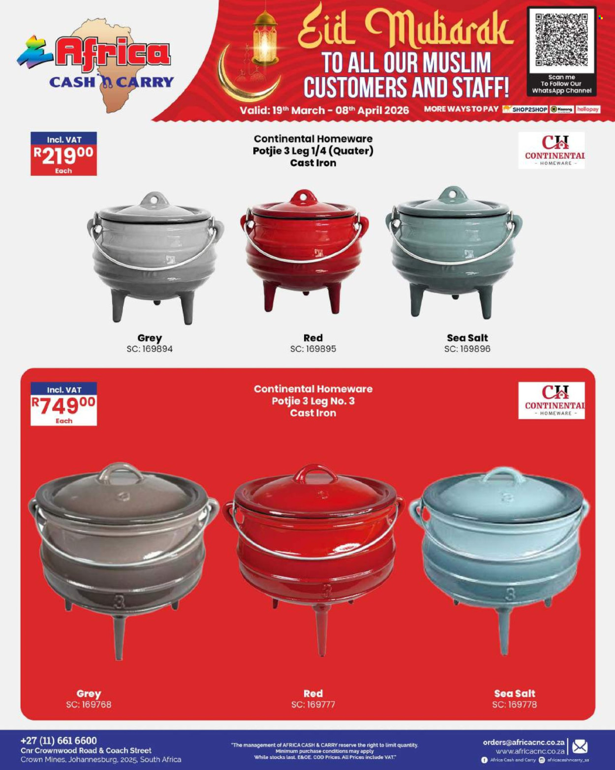Africa Cash & Carry specials - 19/03/2026 - 08/04/2026. Page 83