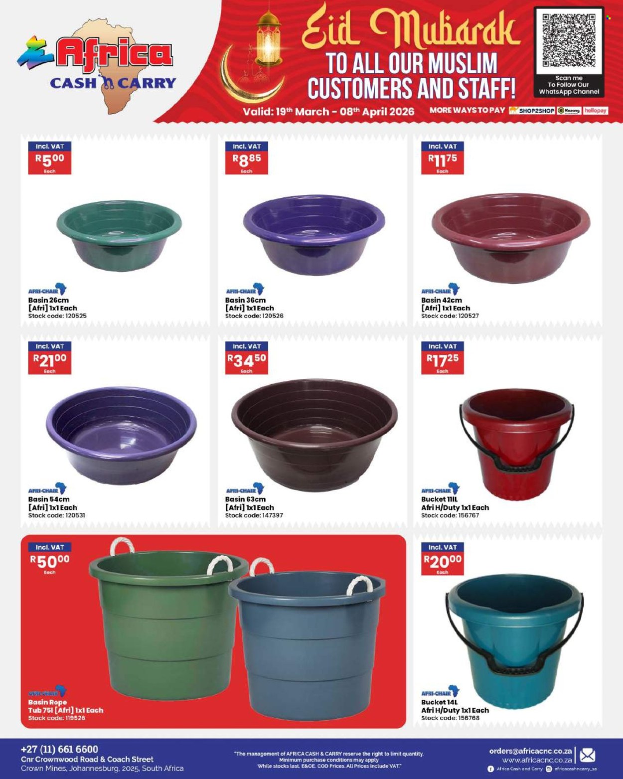 Africa Cash & Carry specials - 19/03/2026 - 08/04/2026. Page 105