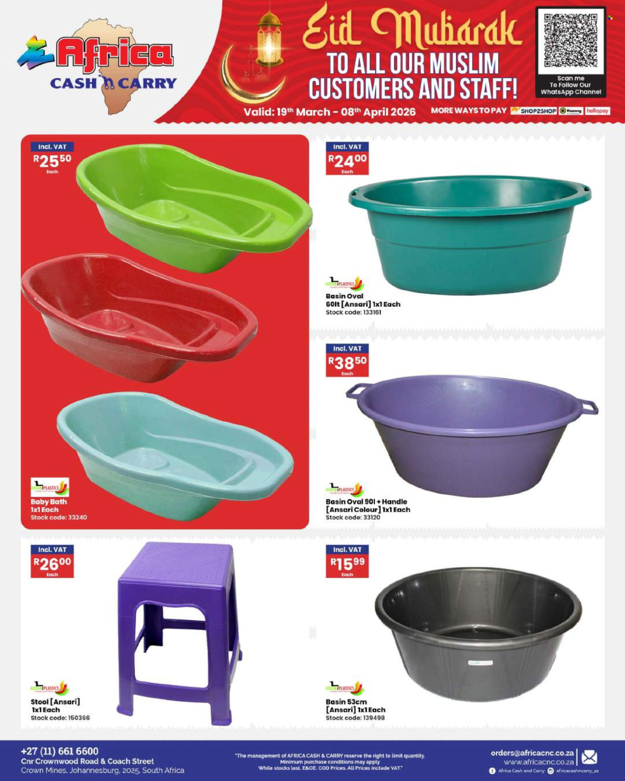 Africa Cash & Carry specials - 19/03/2026 - 08/04/2026. Page 106