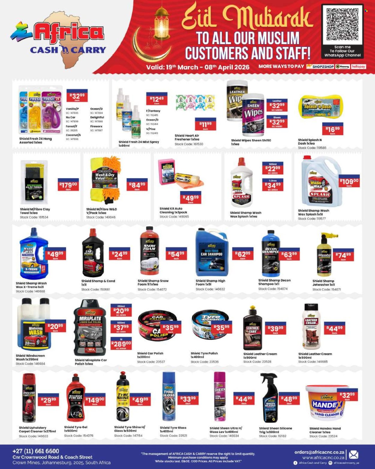 Africa Cash & Carry specials - 19/03/2026 - 08/04/2026. Page 111