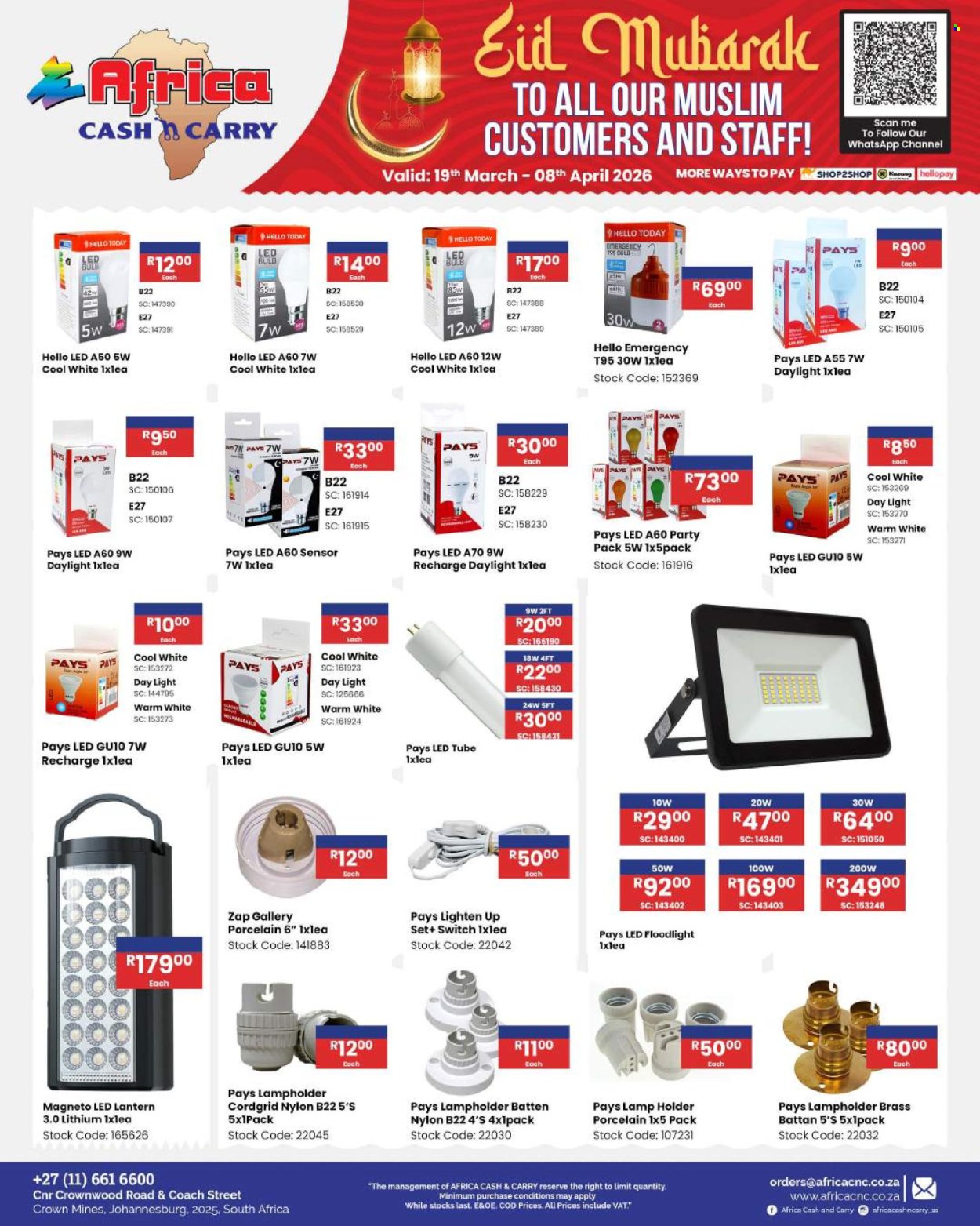 Africa Cash & Carry specials - 19/03/2026 - 08/04/2026. Page 114