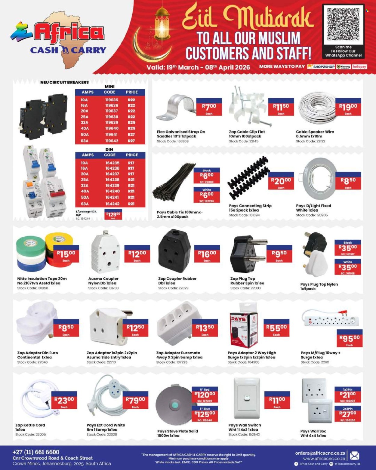 Africa Cash & Carry specials - 19/03/2026 - 08/04/2026. Page 119