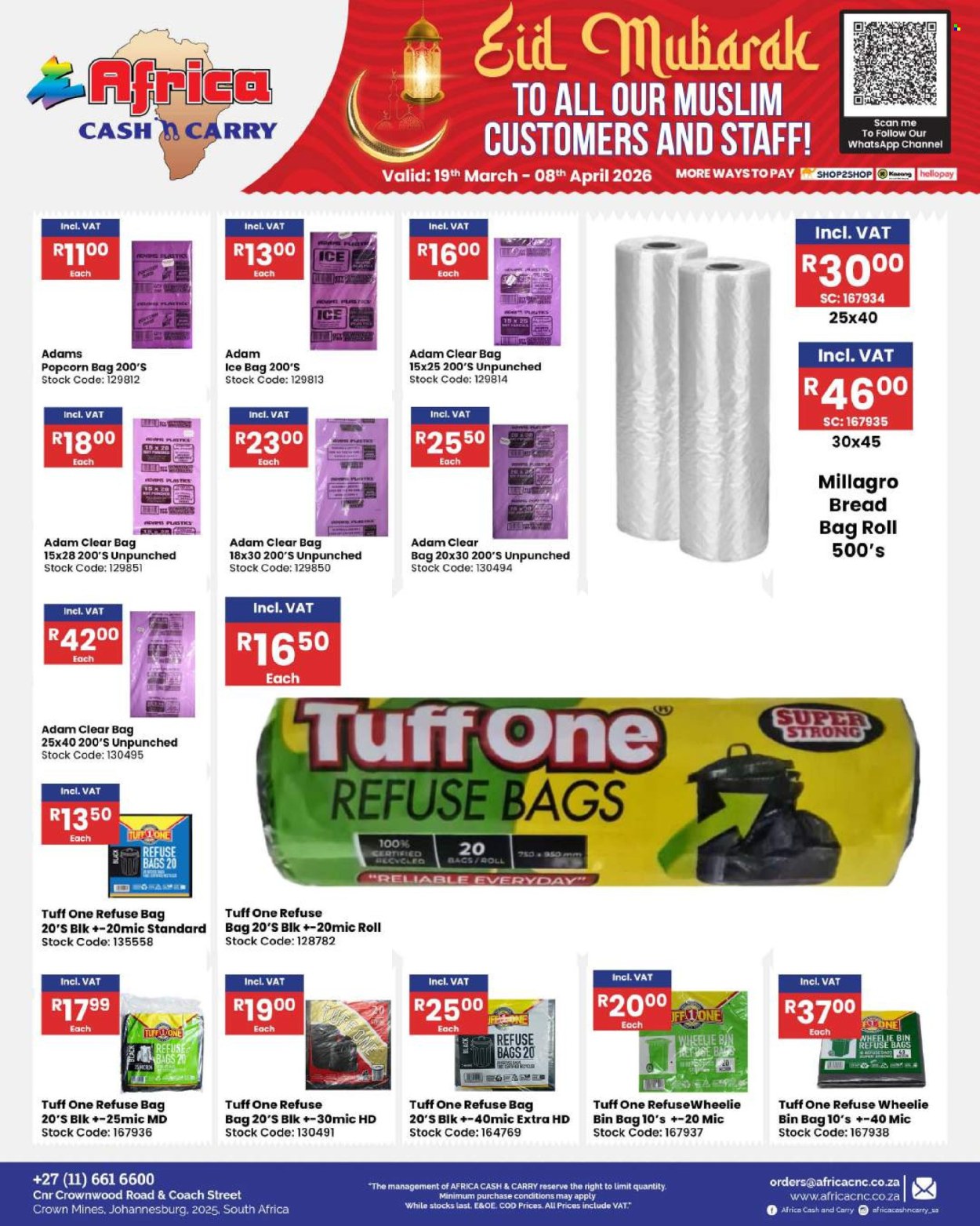 Africa Cash & Carry specials - 19/03/2026 - 08/04/2026. Page 124