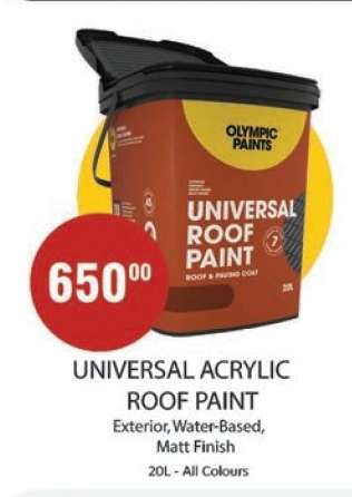 UNIVERSAL Acrylic Roof Paint
