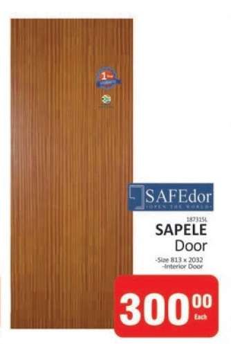 SAFEdor SAPELE Door